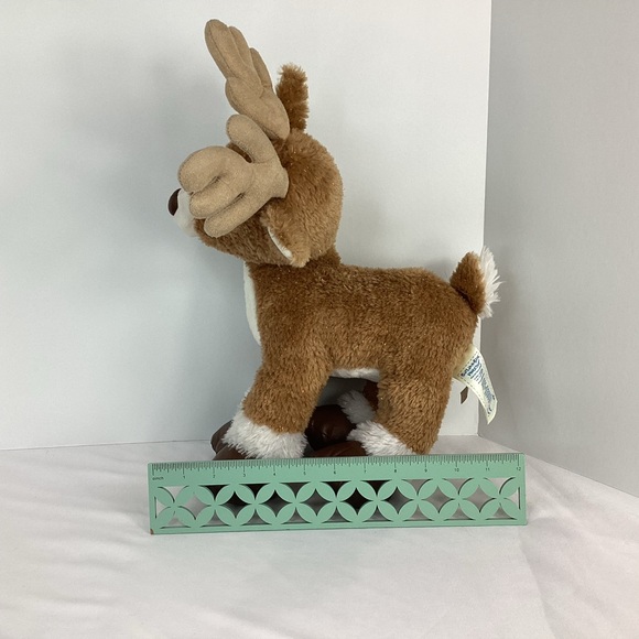 Build-A-Bear Light Brown Plush Reindeer White Accents Sparkle Stuffed Animal Toy - Picture 12 of 12